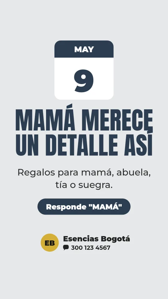 Ejemplo de historia para perfumes: Mamá merece un detalle así