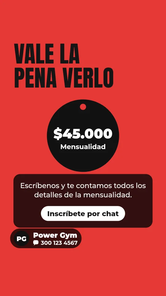 Ejemplo de historia para gimnasio: Vale la pena verlo