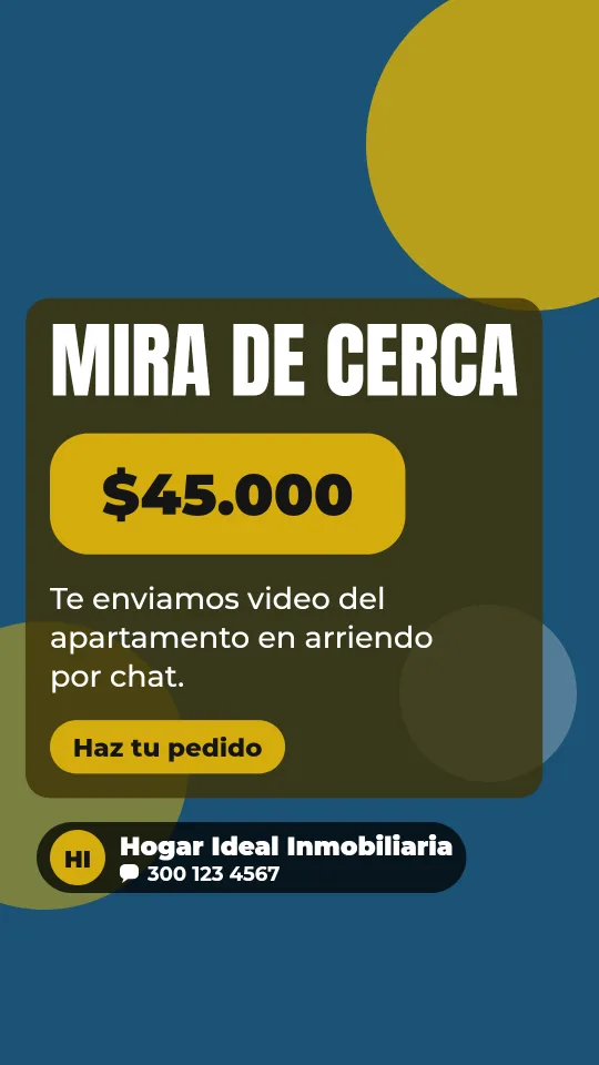 Ejemplo de historia para inmobiliaria: Mira de cerca