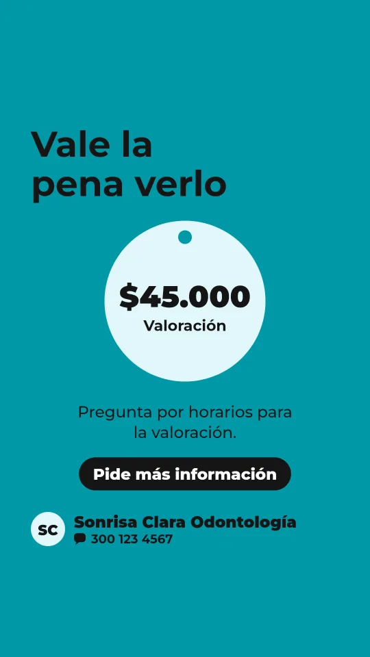 Ejemplo de historia para odontología: Vale la pena verlo