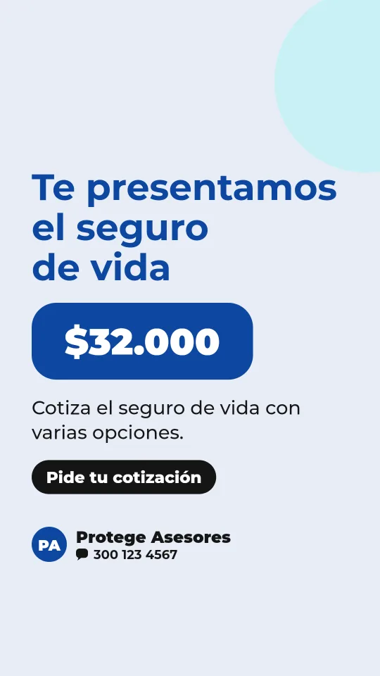 Ejemplo de historia para asesor de seguros: Te presentamos el seguro de vida